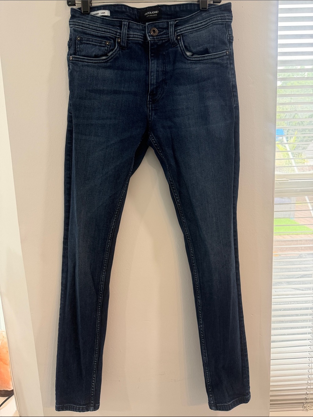 Jack & Jones Blue Slim Jeans - Faded Indigo Wash